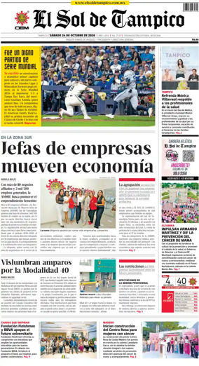 Cover of El Sol de Tampico