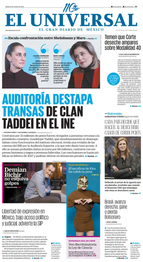 Cover of El Universal