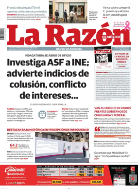 Cover of La Razon de Mexico