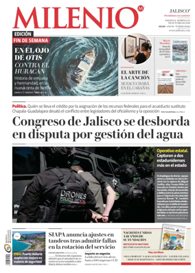 Cover of Milenio Jalisco