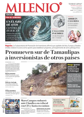 Cover of Milenio Tamaulipas