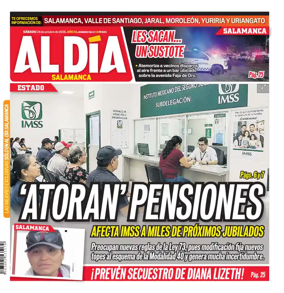 Cover of Periodico Al Dia (Salamanca)