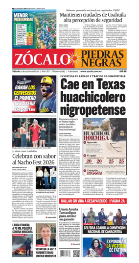 Cover of Zocalo Piedras Negras