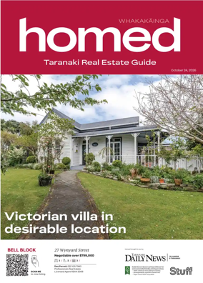 Cover of Homed Taranaki Daily News