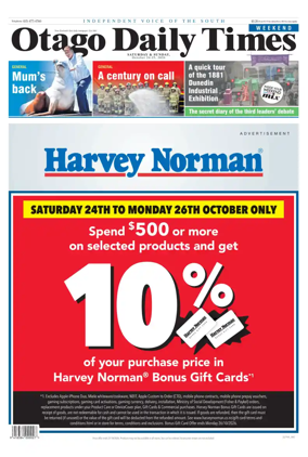 Cover of Otago Daily Times