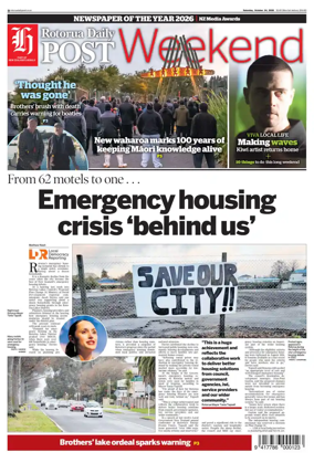 Cover of Rotorua Daily Post