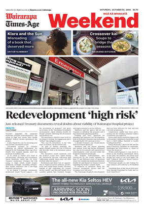 Cover of Wairarapa Times-Age (NZ)