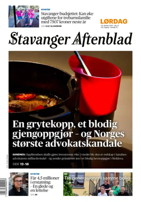 Cover of Stavanger Aftenblad