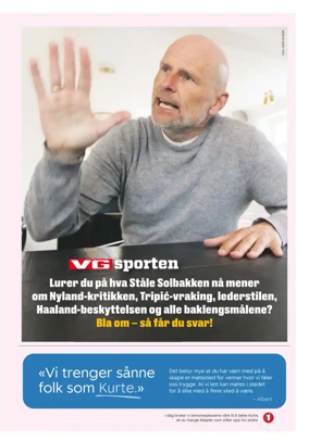 Cover of VG Sporten