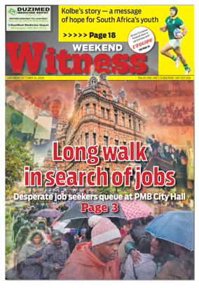 Cover of The Weekend Witness (South Africa)