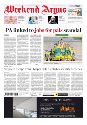 Cover of Weekend Argus (Saturday Edition)