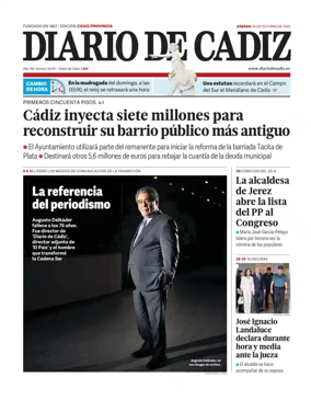 Cover of Diario de Cadiz