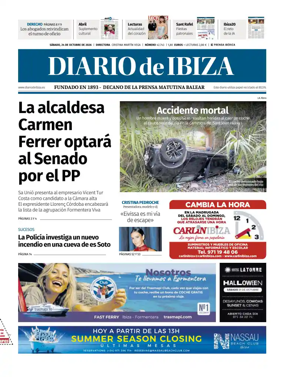 Cover of Diario de Ibiza