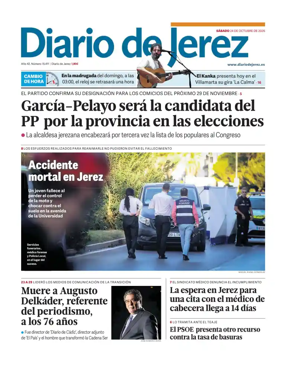 Cover of Diario de Jerez