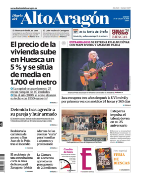 Cover of Diario del Alto Aragon