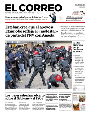 Cover of El Correo (Duranguesado)