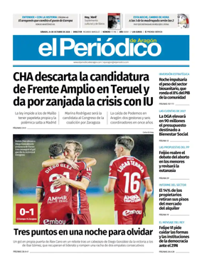 Cover of El Periodico Aragon