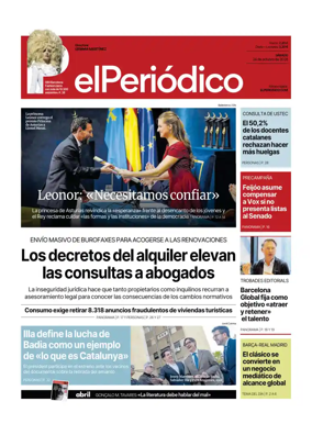 Cover of El Periodico - Castellano