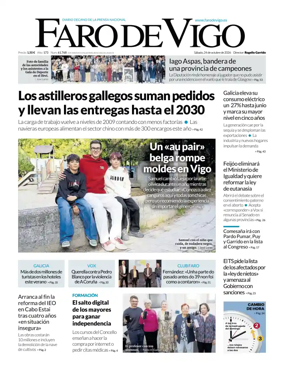 Cover of Faro de Vigo