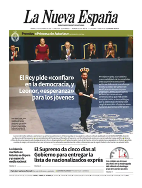 Cover of La Nueva Espana