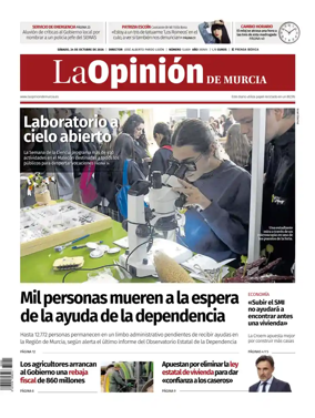 Cover of La Opinion de Murcia