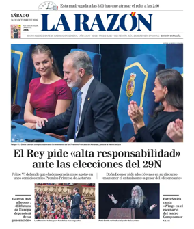 Cover of La Razon (Cataluna)