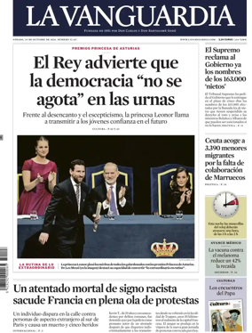 Cover of La Vanguardia (1st Edition)