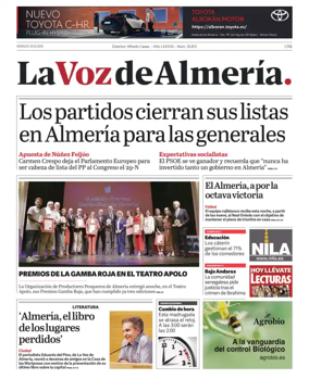 Cover of La Voz de Almeria