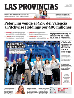 Cover of Las Provincias_(Valencia)