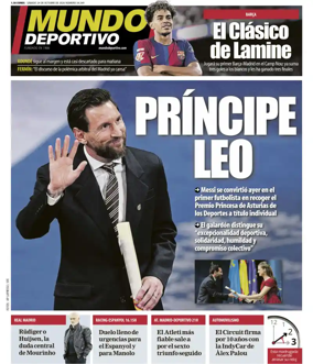 Cover of Mundo Deportivo (Barcelona)