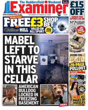 Cover of Huddersfield Daily Examiner