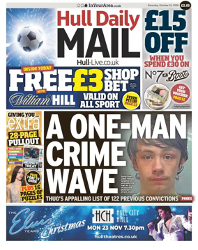 Cover of Hull Daily Mail