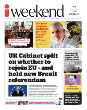 Cover of iNews Weekend