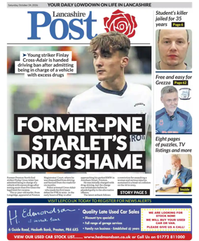 Cover of Lancashire Evening Post