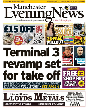 Cover of Manchester Evening News