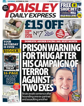 Cover of Paisley Daily Express