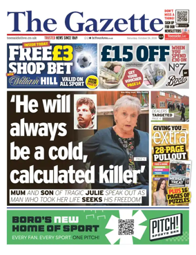 Cover of Teesside Evening Gazette