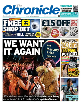 Cover of The Chronicle (South Tyneside and Durham)