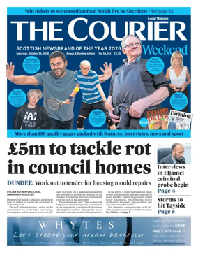 Cover of The Courier & Advertiser (Angus and Dundee)
