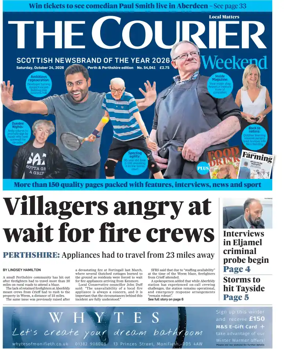 Cover of The Courier & Advertiser (Perth and Perthshire Edition)