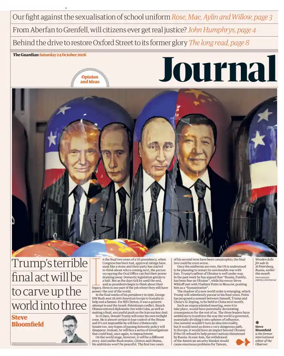 Cover of The Guardian e-paper Journal