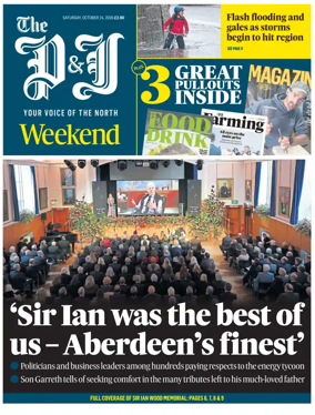 Cover of The Press and Journal (Aberdeen and Aberdeenshire)