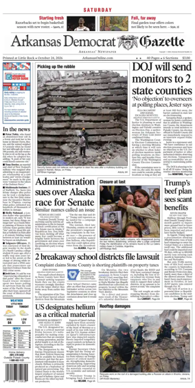 Cover of Arkansas Democrat-Gazette