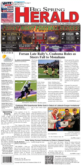 Cover of Big Spring Herald Weekend