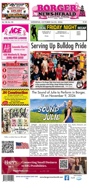 Cover of Borger News-Herald
