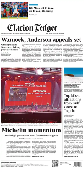 Cover of Clarion Ledger
