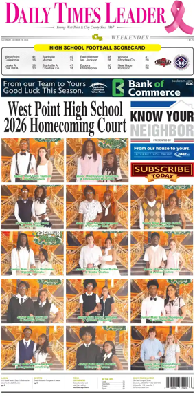 Cover of Daily Times Leader
