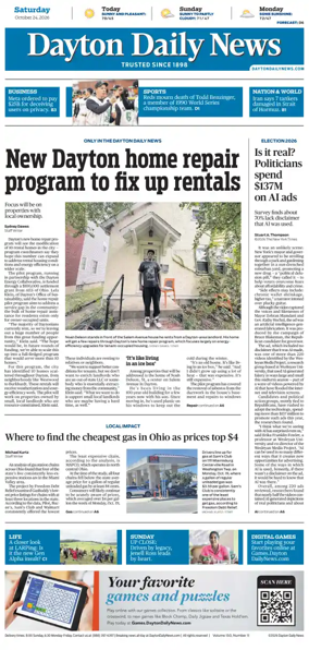 Cover of Dayton Daily News
