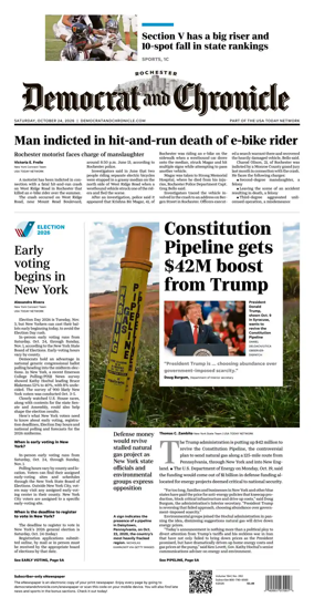 Cover of Democrat and Chronicle