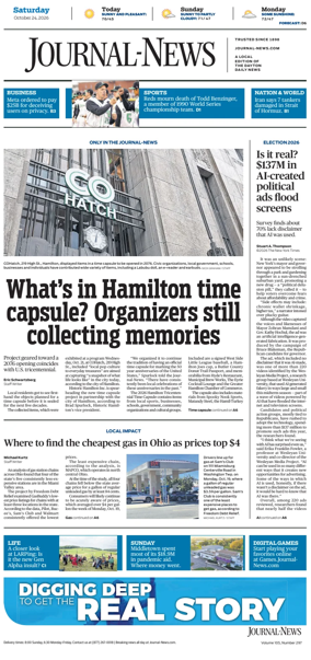 Cover of Hamilton Journal News